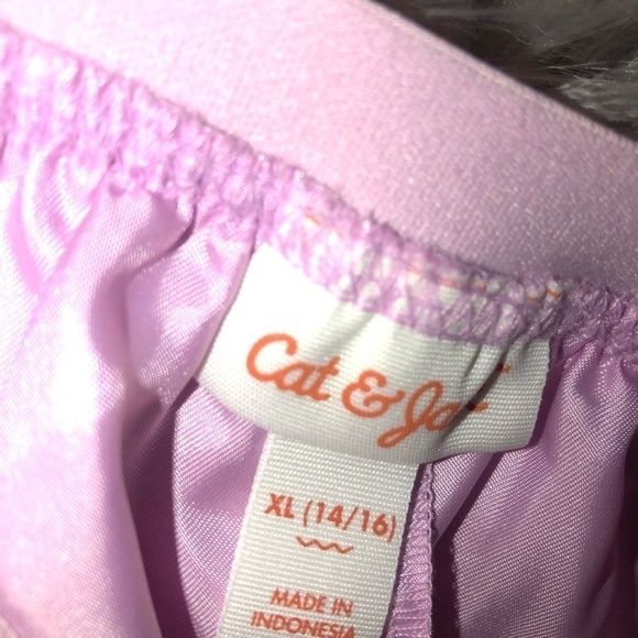 Cat and Jack Girls Pink Floral Top And Skirt NWOT Size Girls 14 XL - Picture 11 of 11